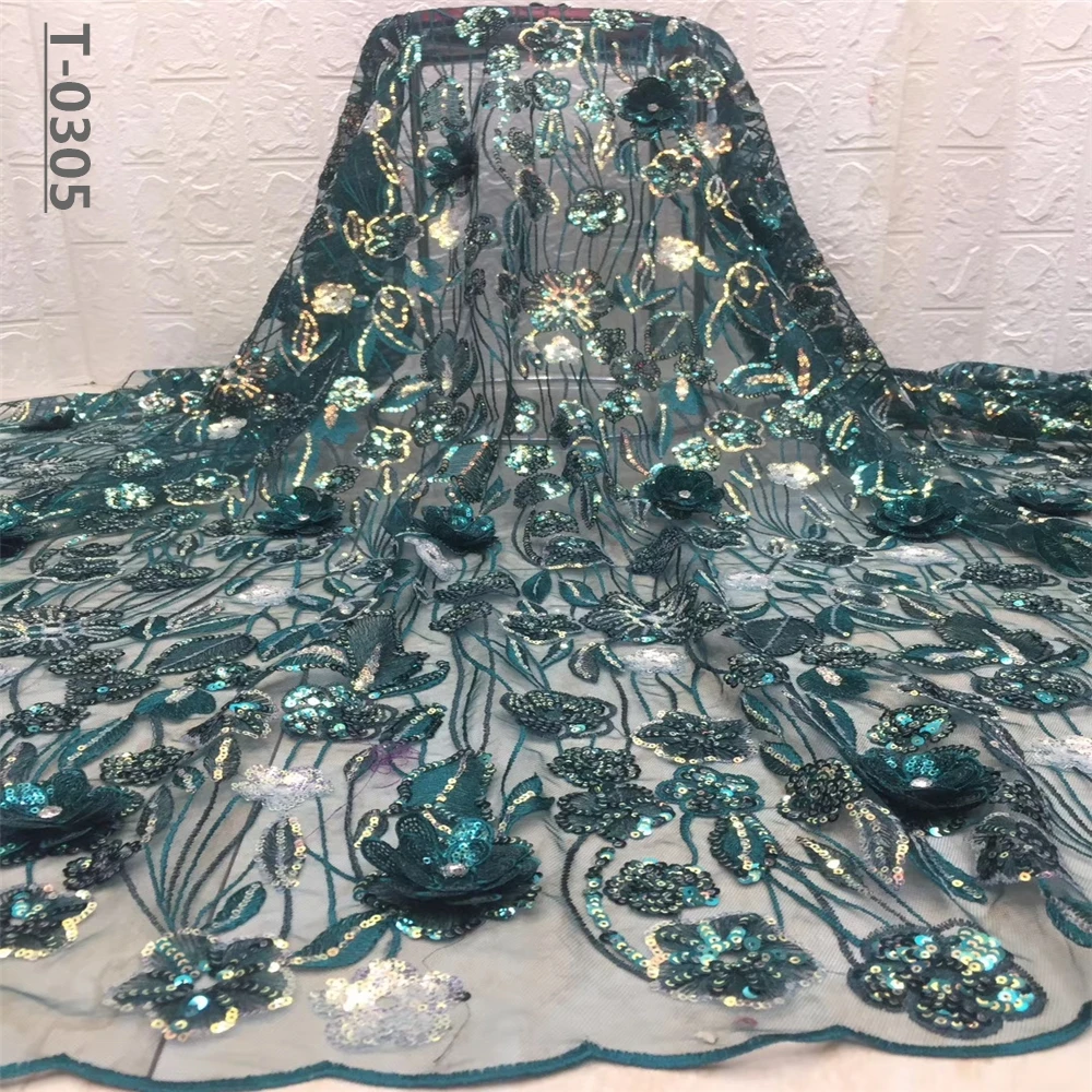 2019 высокое качество Французский 3D тюль сетка африканская кружевная ткань