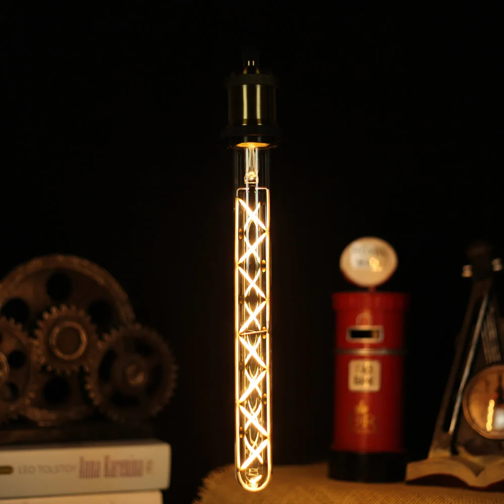 TIANFAN светодиодная лампа винтажный светильник длинная тестовая трубка