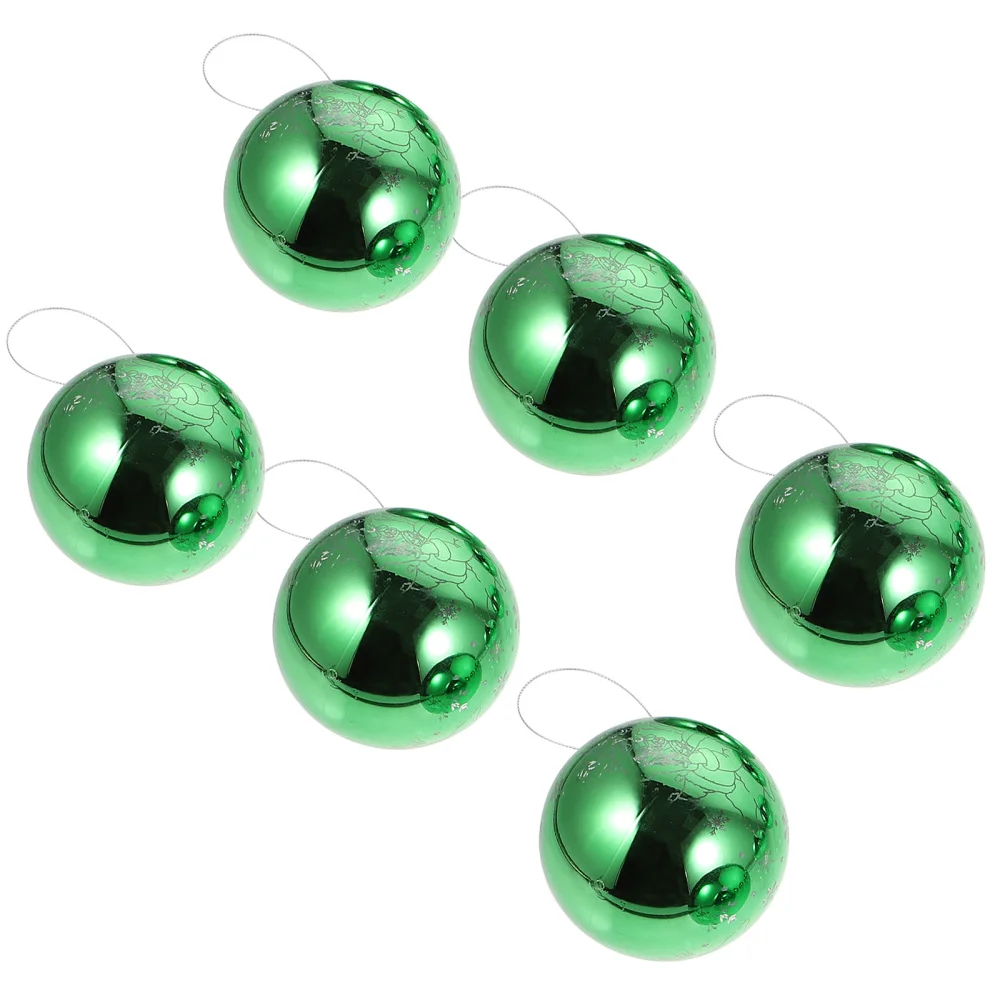

6pcs Christmas Pendants Exquisite Pendants Xmas Style Hanging Balls