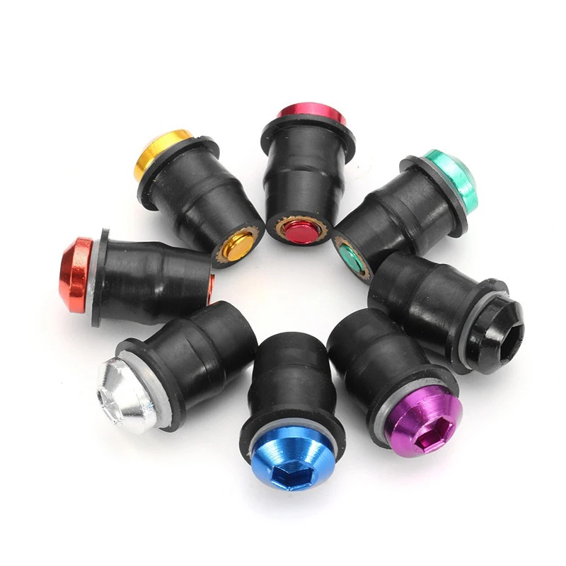 10 шт. алюминиевый Мотоцикл с ЧПУ лобовое стекло винт болты гайки крепеж Комплект