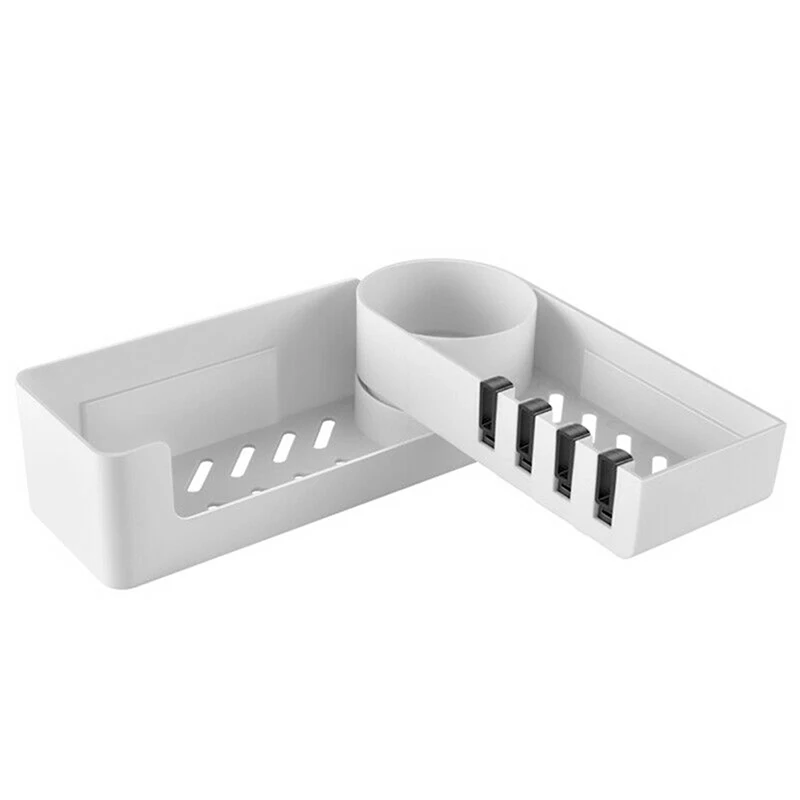 Полка для душа полка ванны держатель хранения вращающийся органайзер ванной