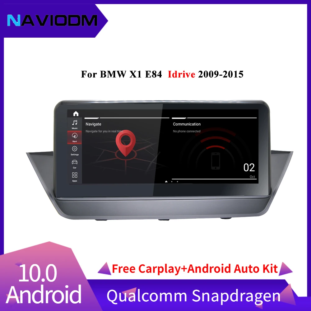 Android 10 0 4 ядра автомобильный мультимедийный плеер dvd Авто аудио для X1 E84 2009 2015 с