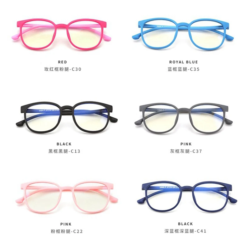 Iboode детский синий светильник очки для мальчиков и девочек прозрачная