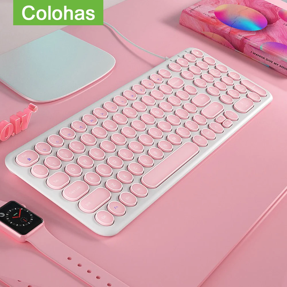 Проводная игровая клавиатура и мышь USB для ноутбука компьютера геймера бесшумная