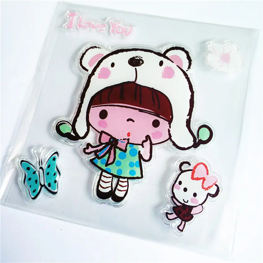 10 5x11 см полярный медведь кепки прозрачный марки/силиконовые уплотнения