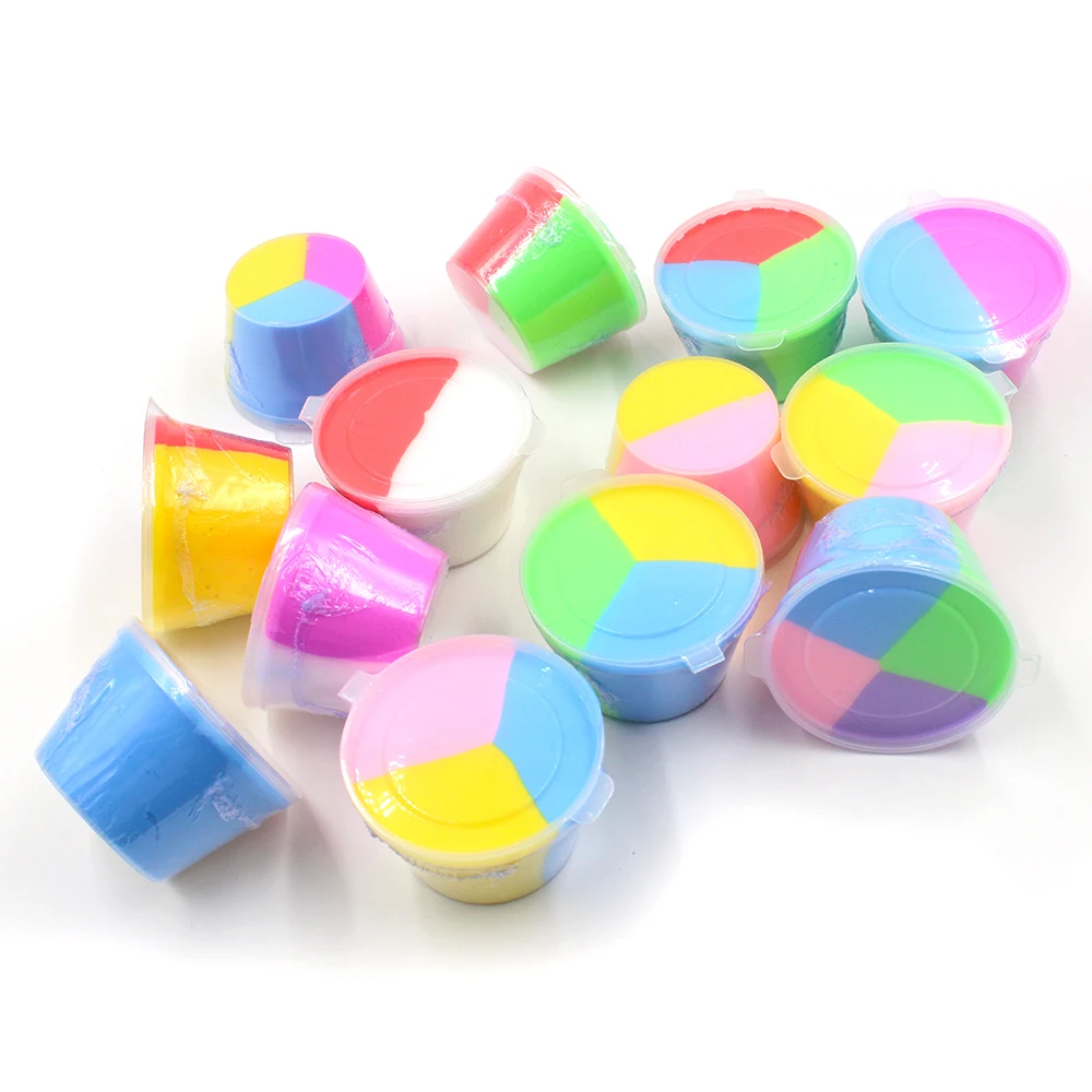 

80ml Fluffy Slime Supplies Toys Putty Soft Clay Light Plasticine Playdough Lizun Slime Charms Gum Polymer Clay Antistress