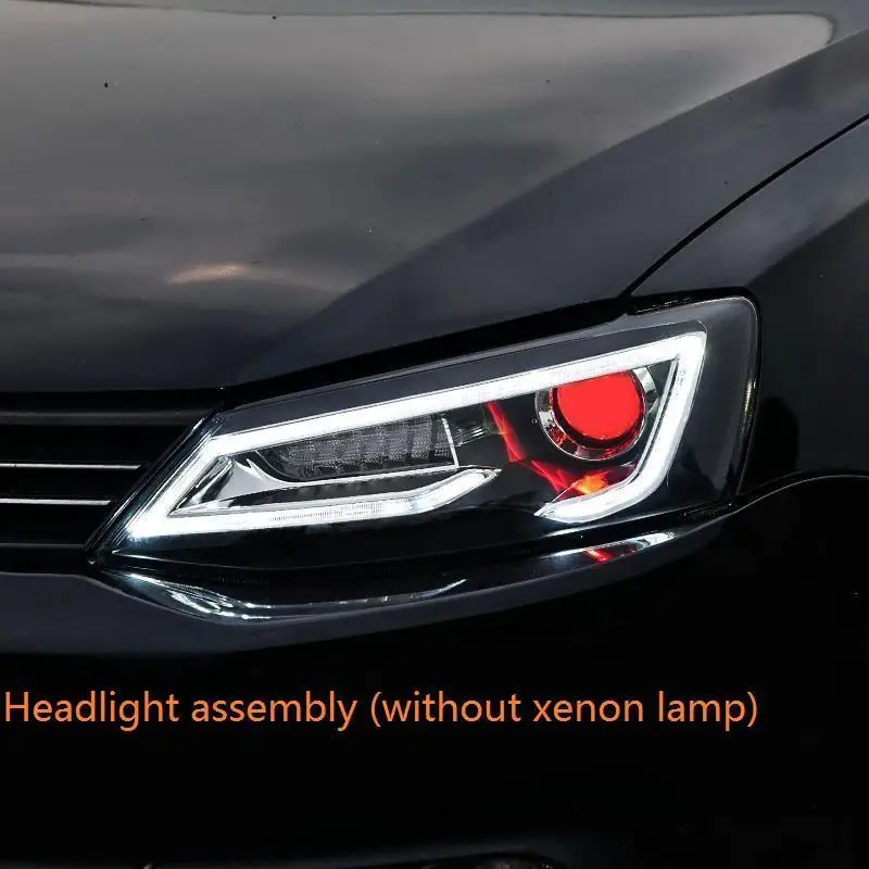 MODEL I Автомобильные ходовые части Neblineros Para автомобильные Drl светодиодные фары автомобильные фары в сборе 12 13 14 15 16 17 для Volkswagen Sagitar - Цвет: MODEL I