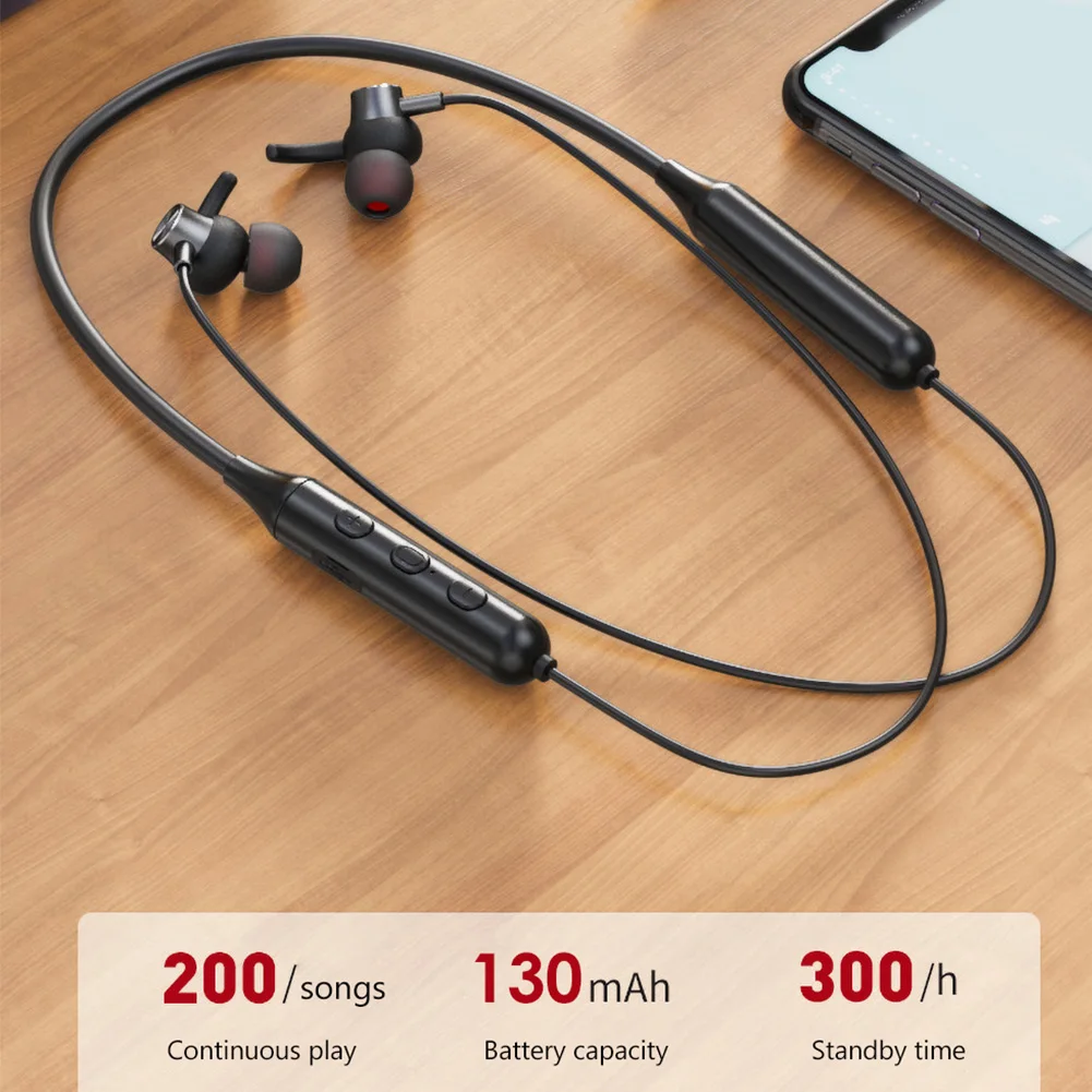 

Bluetooth Headphone Neckband Earphones Wirelesss Sport Earbuds TWS DD9 Headset Waterproof Reduction With Noise Cancelling Mic