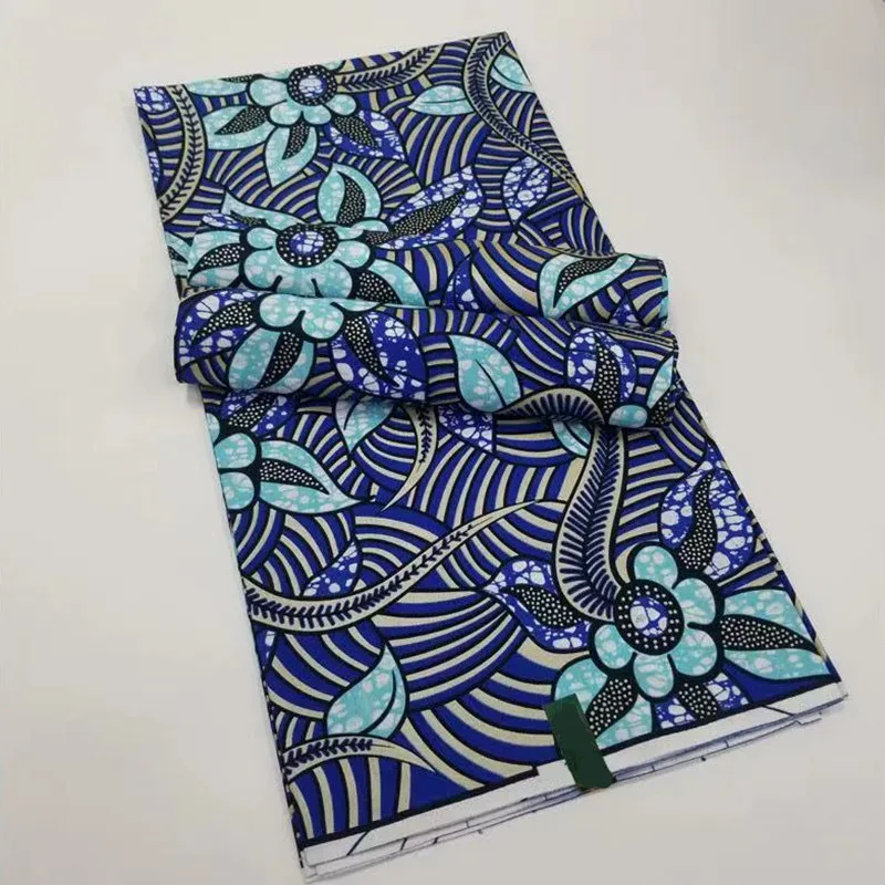 

2021 Wholesale And Retail Price African Golden Wax Fabrics High Quality Nigeria Golden Ankara Printed Wax Materials 6 Yards/F2-2