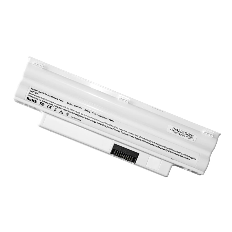 Белый батарея для ноутбука Dell Inspiron 1012 Mini В 1012n 1018 kmp21 n42j8 nj644 P04T p04t001 t96f2 tt84r vxy21