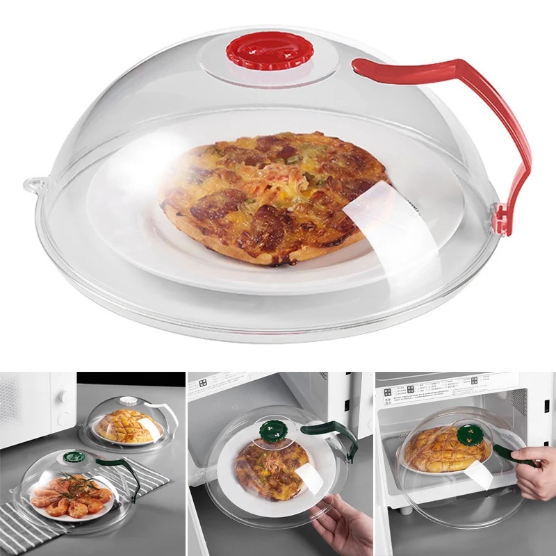 

Microwave Splatter Cover, Microwave Cover for Food BPA Free, Microwave Plate Cover Guard Lid with Steam Vents J8