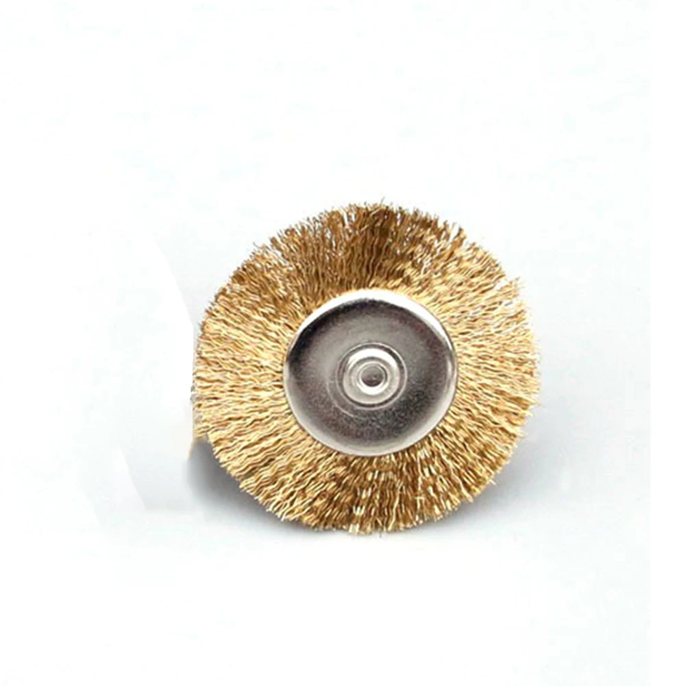 10 шт 25 мм Медь щетки колеса провода набор для роторный инструмент Die шлифовки
