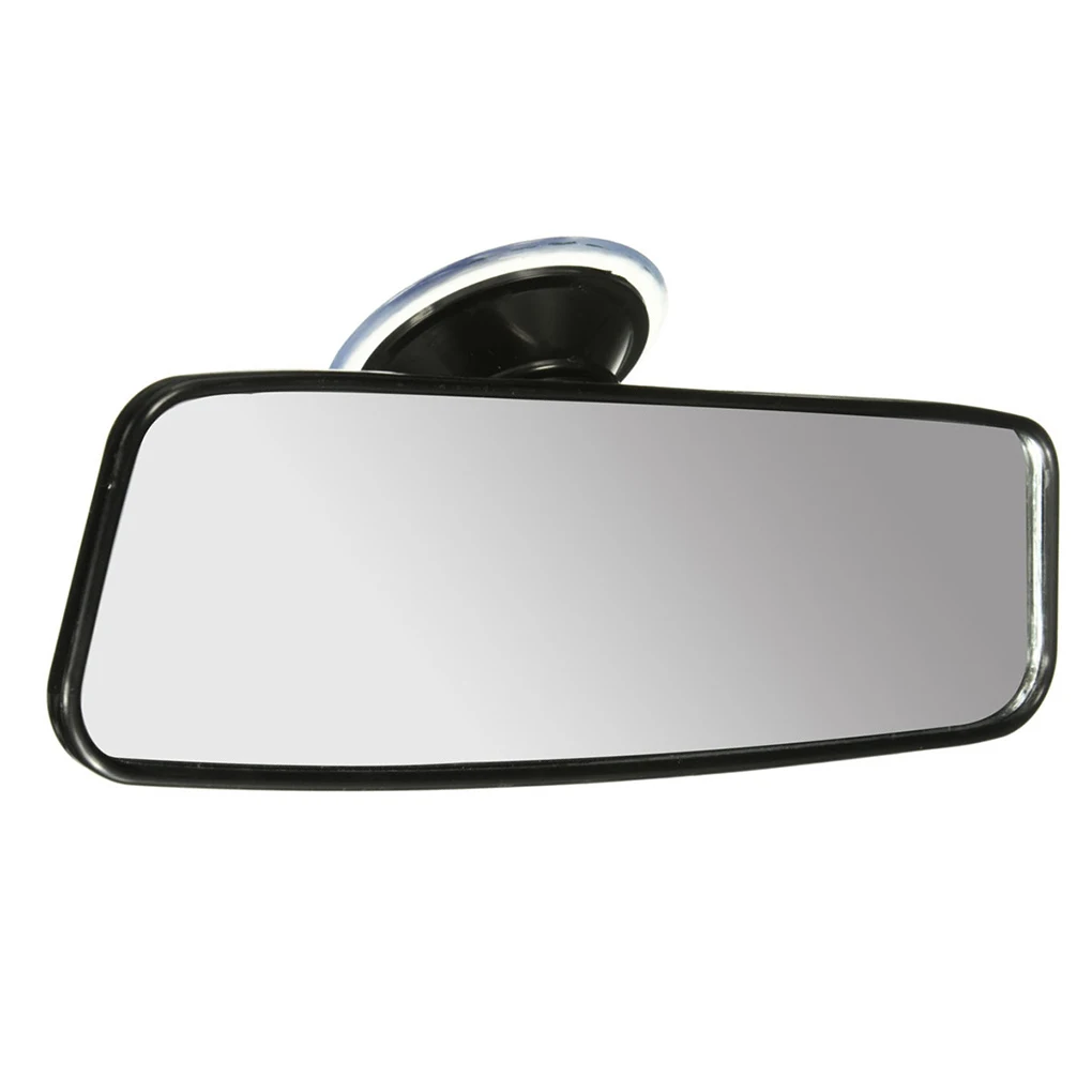 

200mm Car Truck Wide Flat Interior 360° Rotating Universal Rear View Mirror Vehicle Suction Stick Rearview Mirror