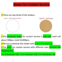 Hot sale Custom sticker logo advertising paper printing label paper sealing stickers stationery stickers