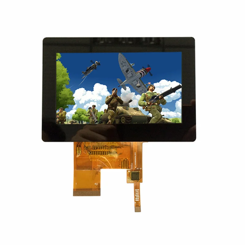 4.3 inch 480*272 16/18/24bit RGB interface high brightness TFT LCD with capacitive touch panel optical bonding tape | Компьютеры и