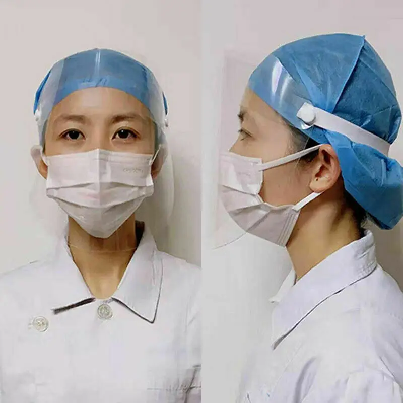 2020 модная цельная 1 шт прозрачная Регулируемая полная лицевая защитная маска из