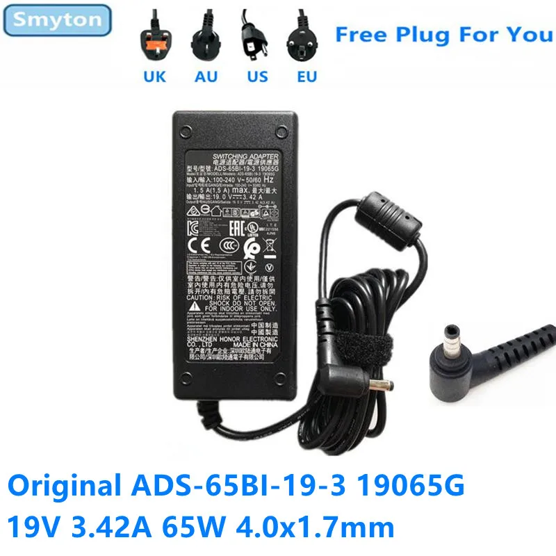 Оригинальный адаптер переменного тока 65 Вт Внешнее зарядное устройство 19065G для LG