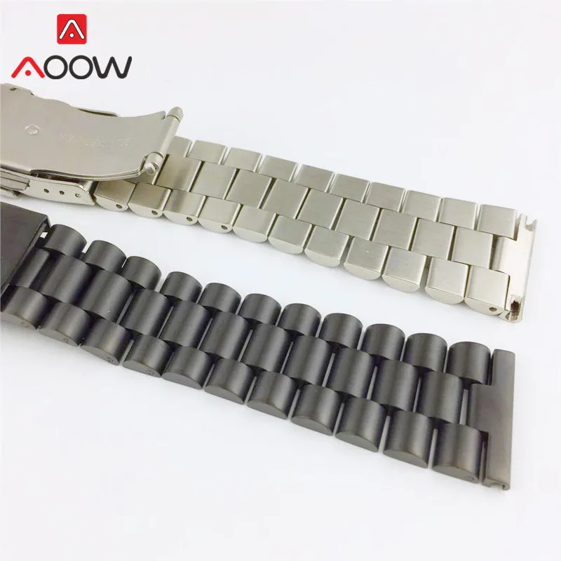 Ремешок складной мужской из нержавеющей стали 20/22 мм