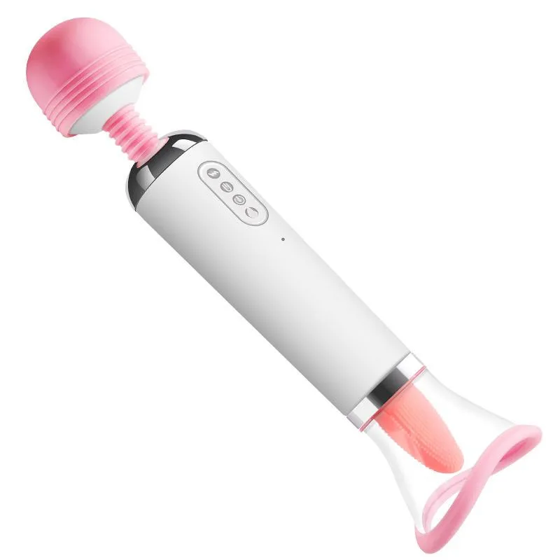 AV палочка для мастурбации массаж клитора силиконовый язык лизание оральные