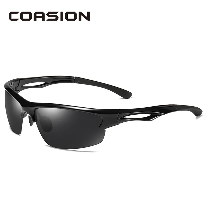 COASION брендовые дизайнерские спортивные солнцезащитные очки TR90 с оправой мужские