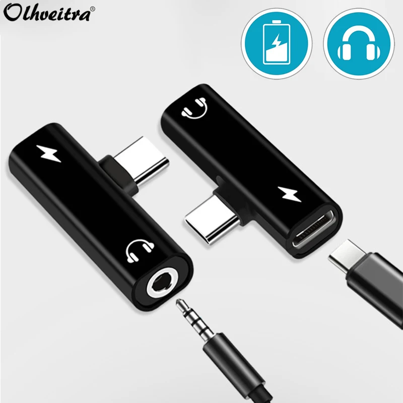 Адаптер для наушников Olhveitra Type-C 3 5 мм адаптер Samsung Xiaomi Oneplus Jack Dongle USB C Audio Aux