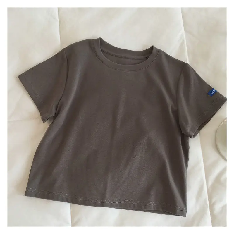 

New Simple summer high-quality hot-selling recreational breathable short-sleeved women's T-shirt