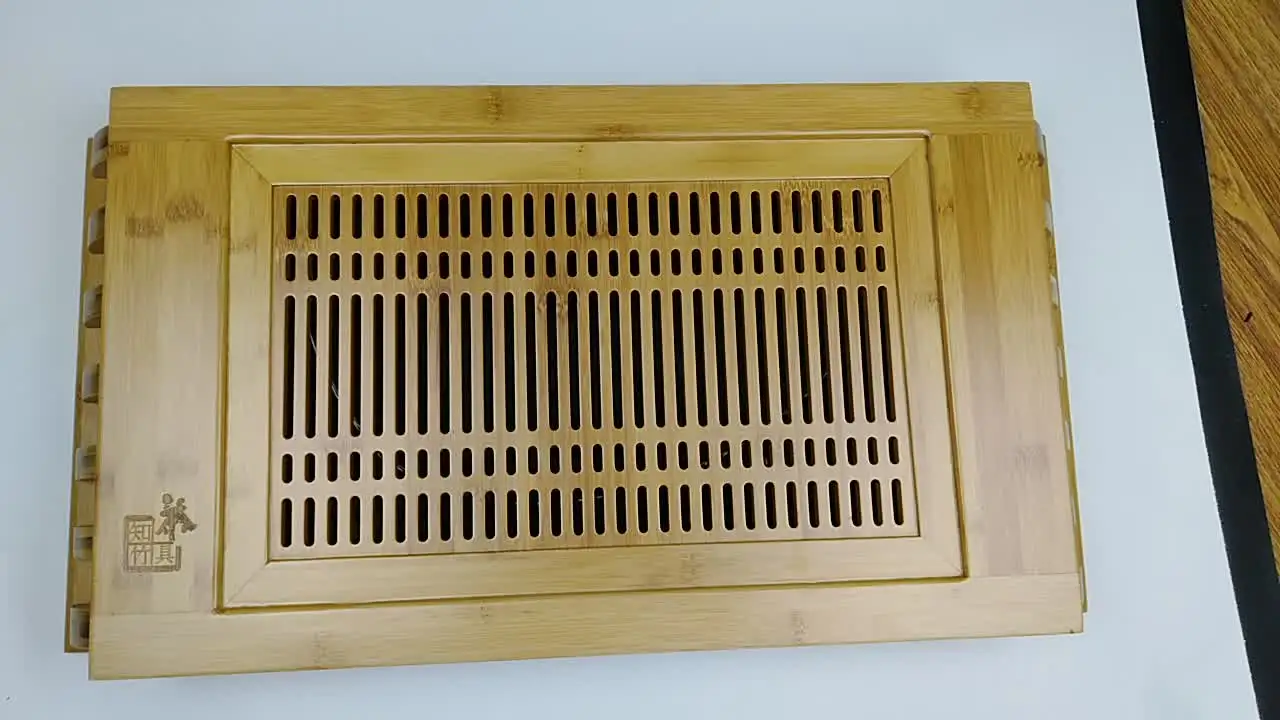 

Chinese Kongfu Bamboo Tea Serving Tray