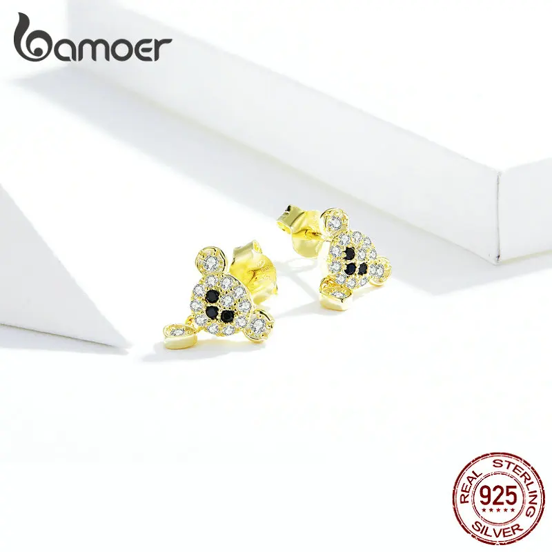 Женские гипоаллергенные серьги bamoer GXE788|Серьги-гвоздики| |