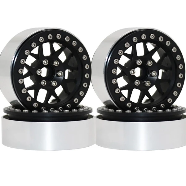 Колесные диски из алюминиевого сплава 2 для 1/10 RC Rock Crawler Axial SCX10 RR10 Wraith 90056 Traxxas TRX4 4