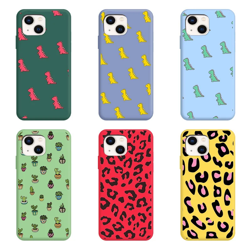 

Dinosaur Fashion Phone Case For iPhone 13 Case For Apple iPhone 13Pro 13ProMax Mini Case Personality Tide Shell For APPLE