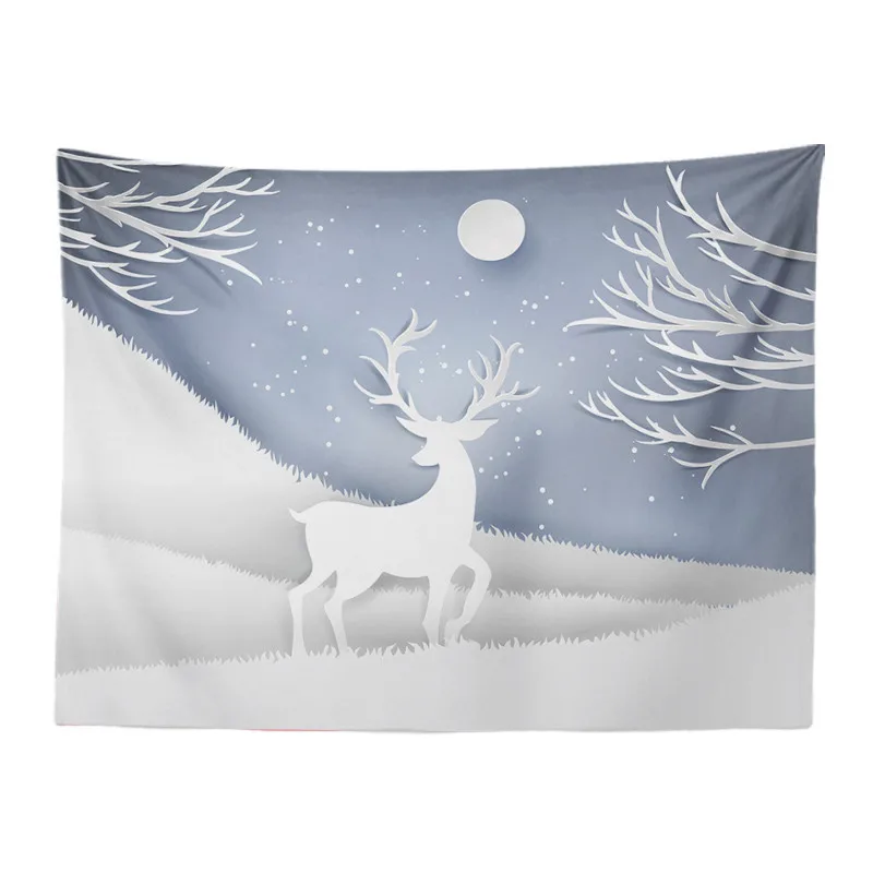 Рождественский гобелен рождественские украшения для дома настенный фон