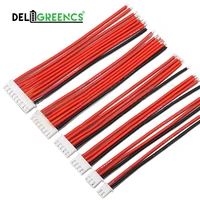 4pcs a lot 6s 7s 8s 9s lipo battery charging extended linewireconnector 20awg 30cm balancer silicone cable