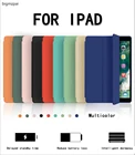 Кожаный силиконовый чехол для iPad Air 4 3 2 1 Mini 5, Чехол для iPad Pro 11 9,7 6 5 10,2 9 поколения, чехол для iPad + ручка