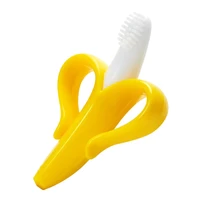 baby teething toy banana ring silicone chewing tooth care bite stick gift box