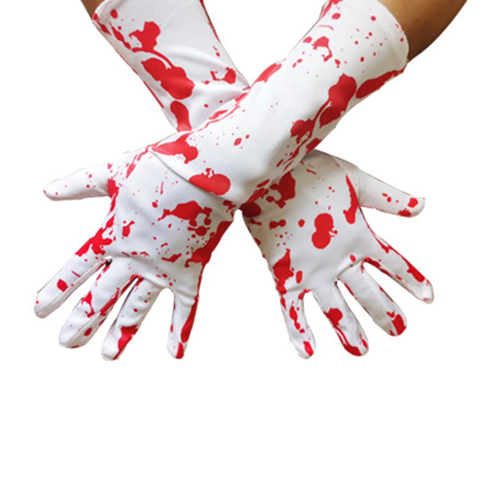 

Halloween Gloves Scary Medium Bleeding Gloves Luvas Of Terror Cosplay Props Full Finger Army Guantes Para Mujer Hombre#p3