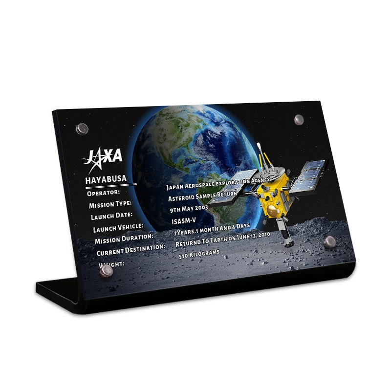 

Creative Acrylic Display Stand Brand for 21101 JAXA Hayabusa Building Blocks Decor Home Bricks Collection Gift children Toys