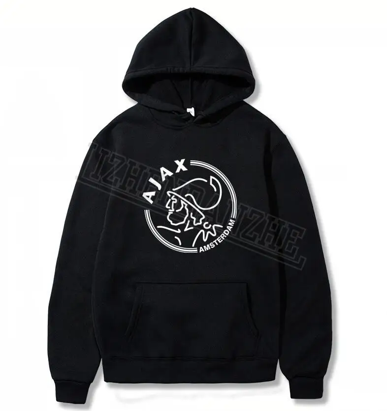 Мужская толстовка с капюшоном Ajax повседневная черного синего красного серого