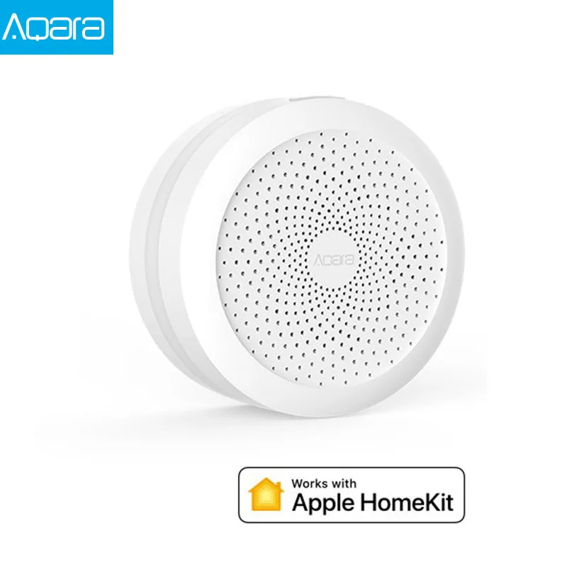 Блок управления умным домом Aqara Gateway RGB-светильник работает с приложением Apple Homekit |