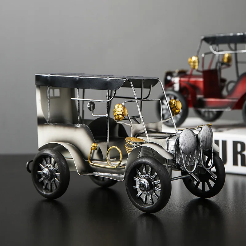 

Креативная Скандинавская модель автомобиля в ретро стиле, украшение для старого автомобиля, для офиса, для дома, гостиной, украшение винног...