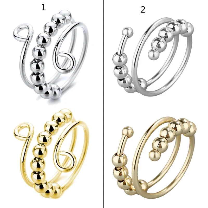 Кольца для беспокойства женские регулируемые кольца девочек-подростков