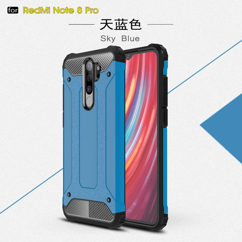 Гибридный защитный чехол для Xiao mi Red mi Note 8 Pro, чехол для телефона Xio mi Xao mi Red mi Note8 7 6 Pro 8Pro Note8Pro, противоударный чехол s