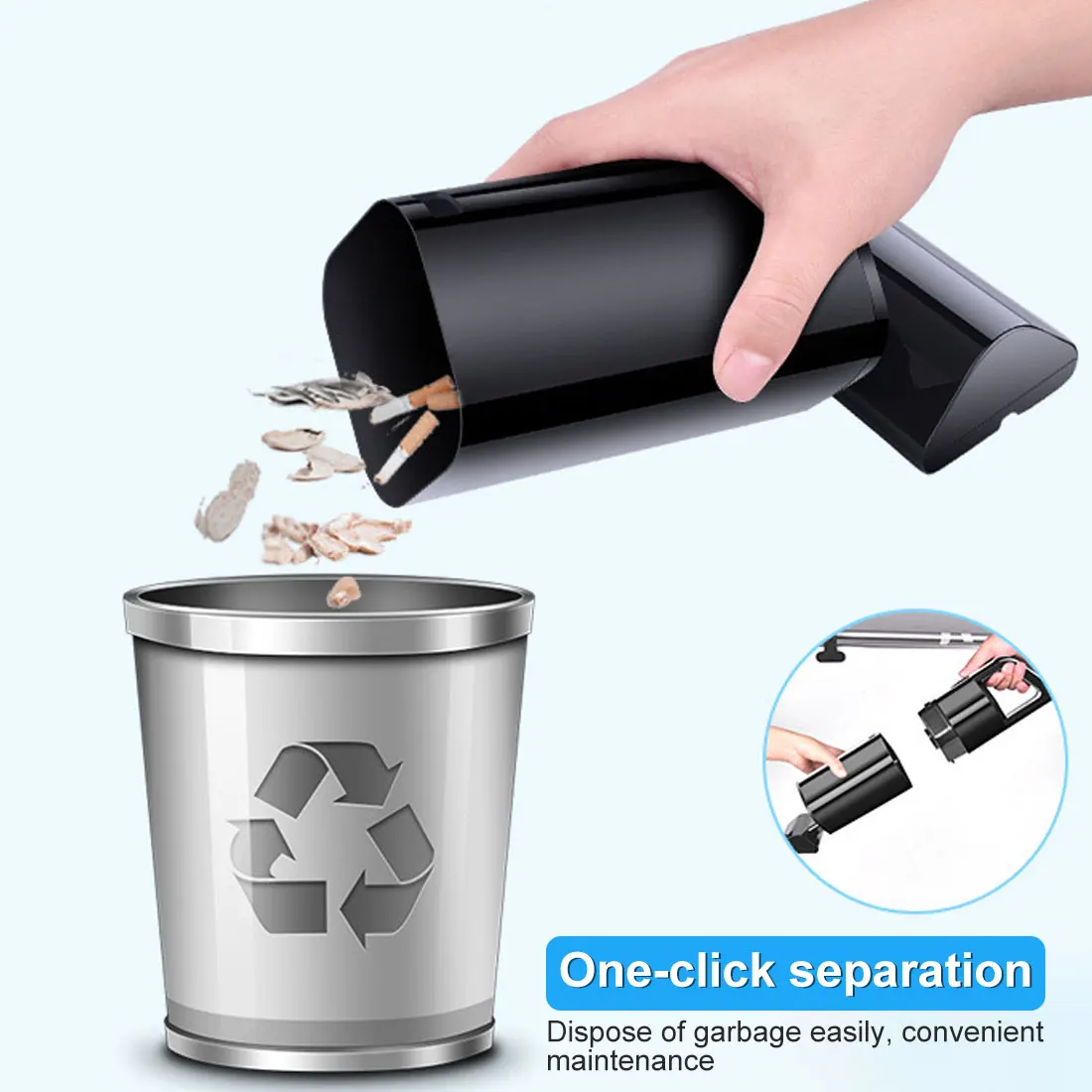 

Wireless Portable Car Vacuum Cleaner Handheld Wet/Dry Dual-use Powerful Car Home Cleaning 120W 12V High Suction Vacuum Cleaner