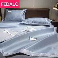 summer ice silk mat 1 51 82 meters double bed household cold bed sheet 0 9m student dormitory bedding home textiles