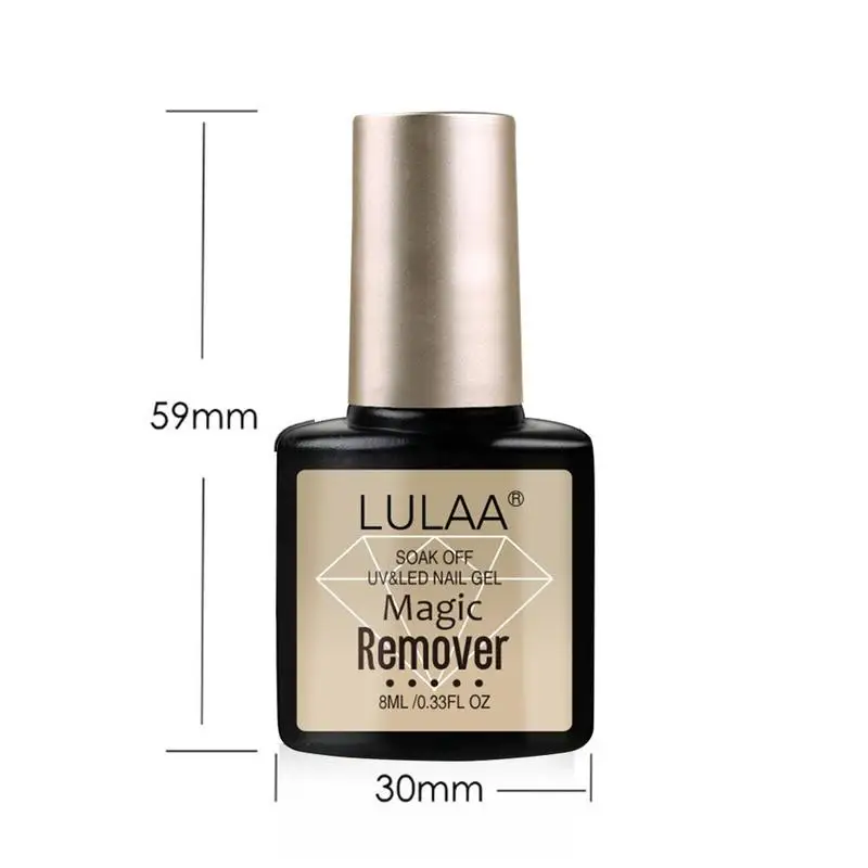 Gel Nail Polish Remover Burst Magic Gel Polish Soak Off Acrylic Nail Cleaner Cleanser Degreaser Gel W7N1