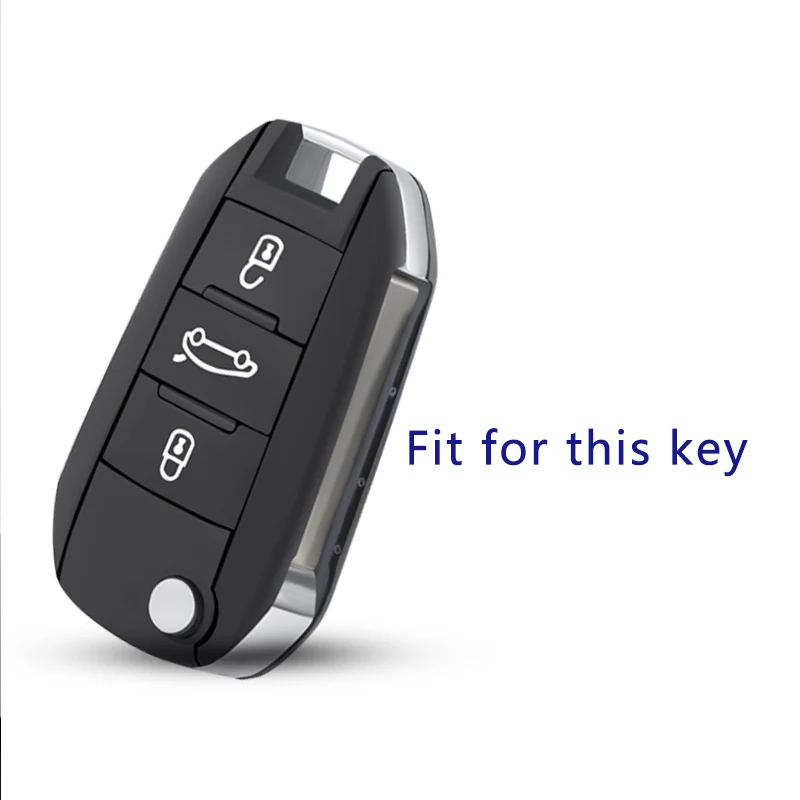 Автомобильный Складной флип-чехол для ключей защитный чехол держатель сумка Citroen