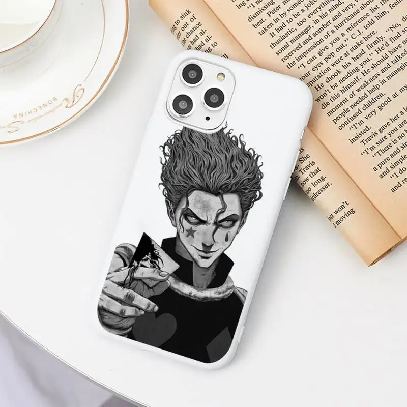 

Hisoka Anime Hunter X high quality Phone Case shell Candy Color for iPhone 6 7 8 11 12 s mini pro X XS XR MAX Plus