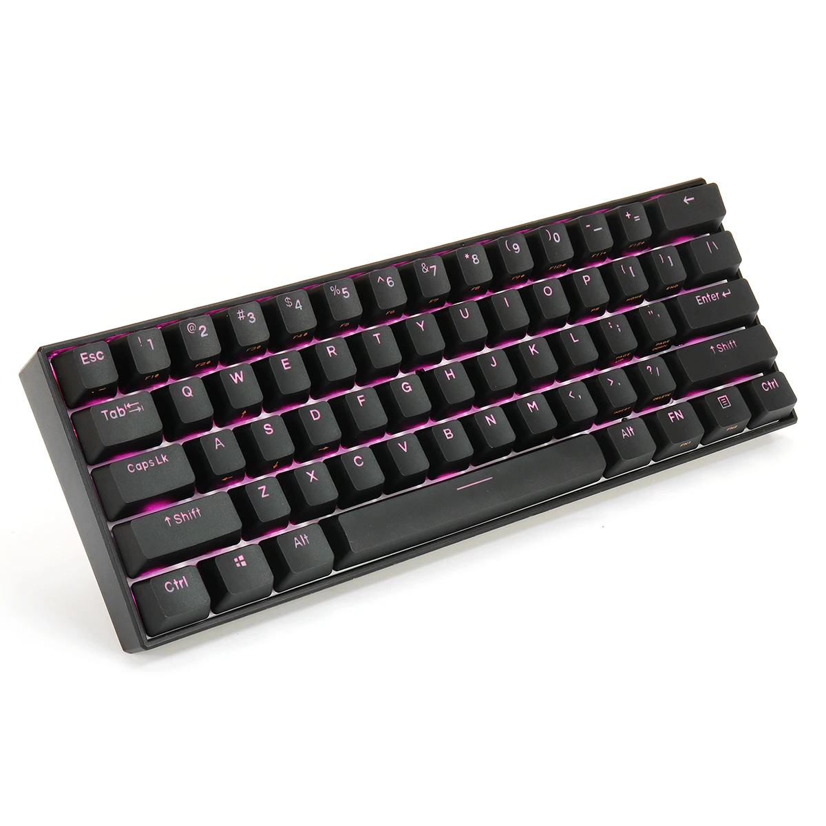 Мини Портативная Беспроводная bluetooth 5 0 Type C механическая клавиатура RGB PBT Keycaps