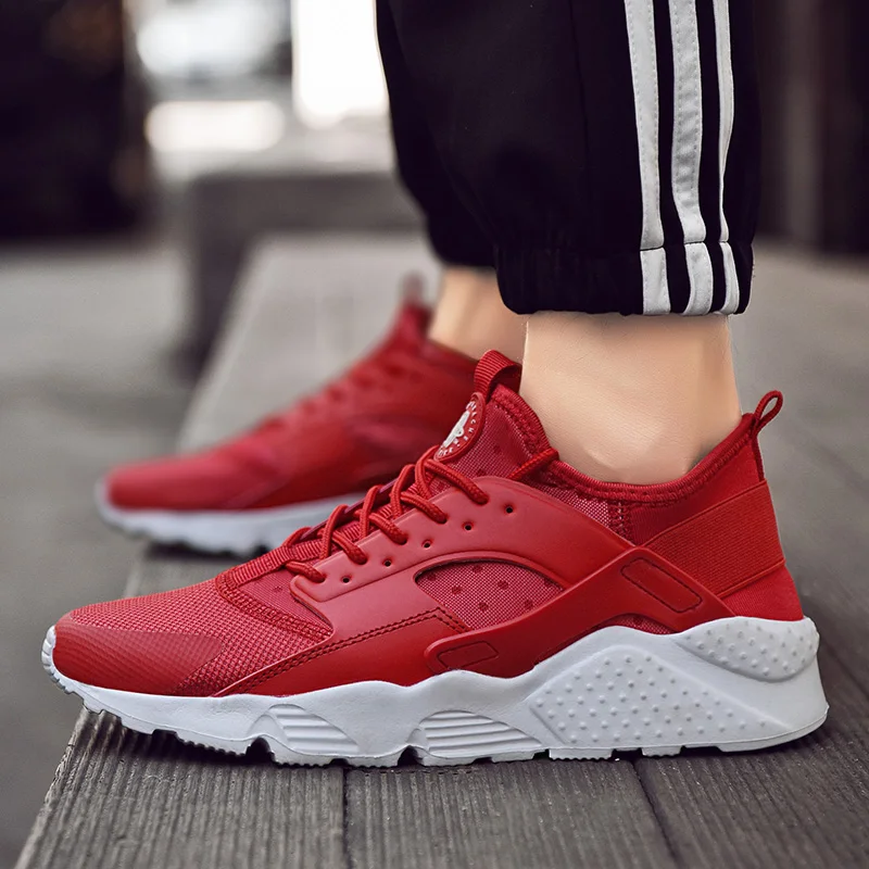 Spring Shoes Men White Casual Couple Non-slip Platform Sneakers Comfortable Lace-up Male Flat Footwear Chaussures Femme |