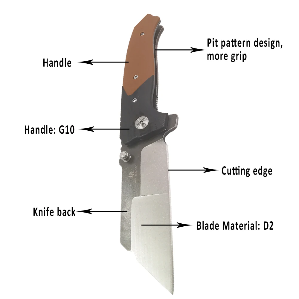Универсальный складной нож для самозащиты кемпинга выживания в дикой природе