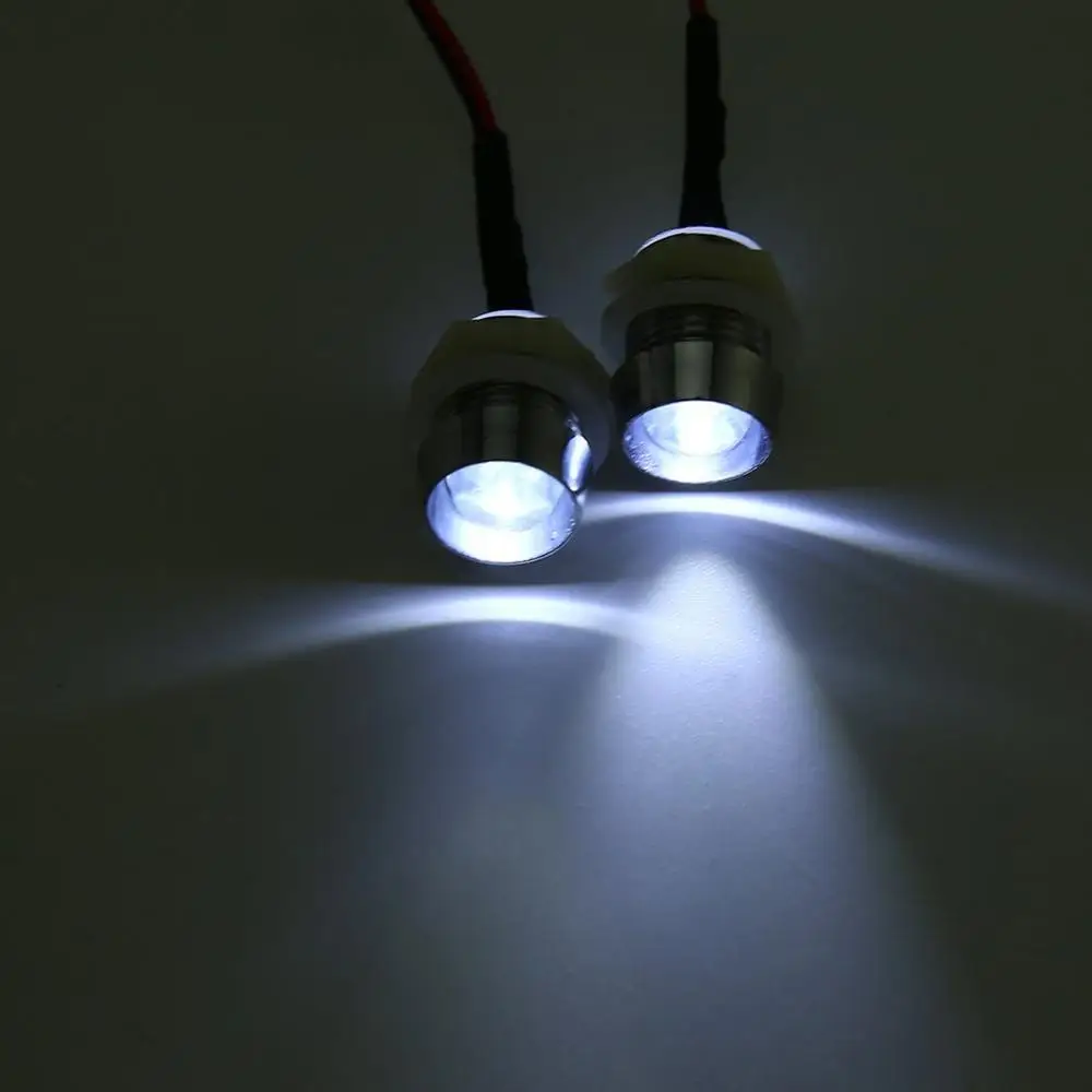 2 белыйкрасный светодиодный